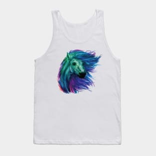 Purple Stallion Horse Tank Top